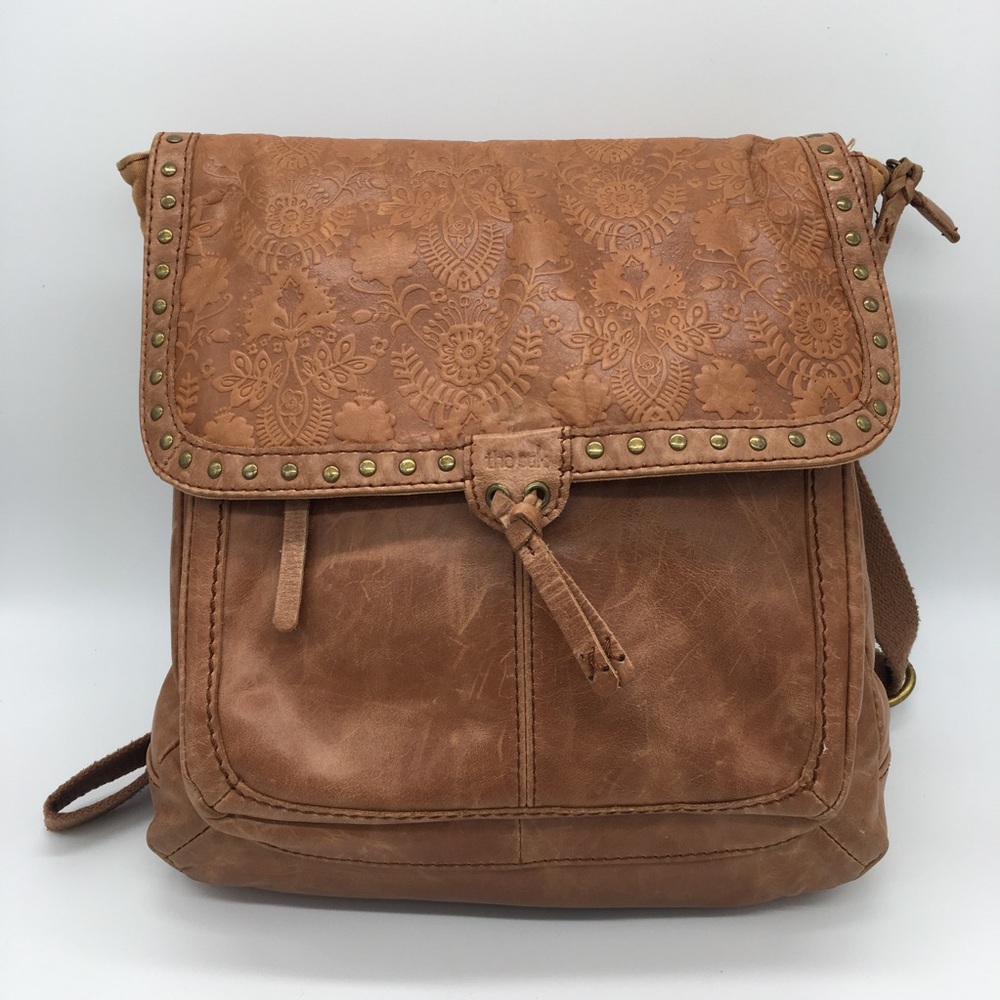 The Sak Ventura II Leather Embossed Convertible Should Beg Backpack